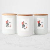 ダンス姿バレンタインデー フードラベル (ボトル)