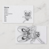 ダンス学校 名刺 (正面/裏面)