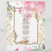 ダンス小さな女の子ダンス詩ウォーターカラー紙 (裏面)