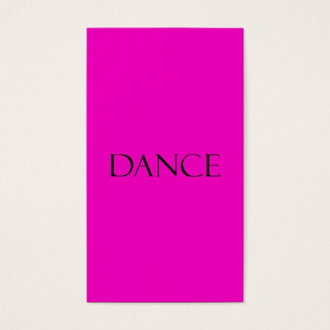 ダンス引用文ホットピンク感動的踊り引用文 (正面)