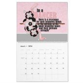 ダンス引用文 カレンダー (3月 2026)