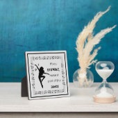 ダンス感動的引用文音符ブラック フォトプラーク (インサイチュ)