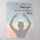 ダンス感動的引用文1 ポスター (正面)