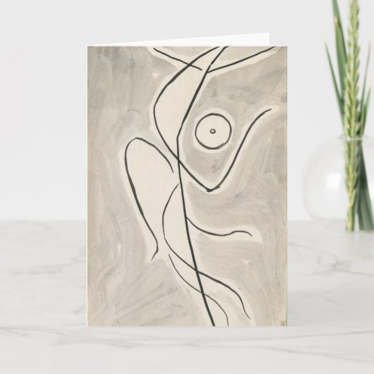 ダンス抽象化 | Abraham Walkowitz カード (正面)