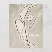 ダンス抽象化 | Abraham Walkowitz ポストカード (正面)