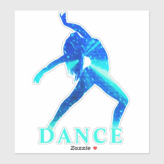 ダンス抽象芸術カスタムカットビニールシール シール (シート)