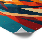 ダンス抽象芸術 ポスター (角)