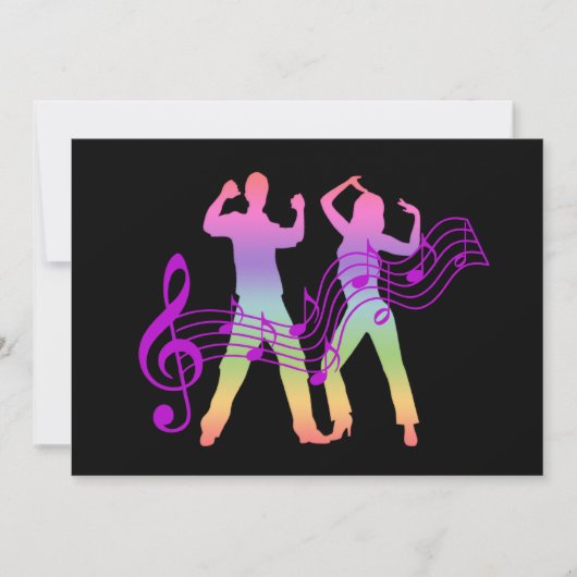 ダンス招待状 招待状 (正面)