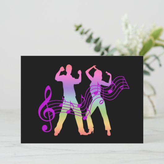 ダンス招待状 招待状 (スタンド正面)