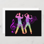 ダンス招待状 招待状 (正面/裏面)