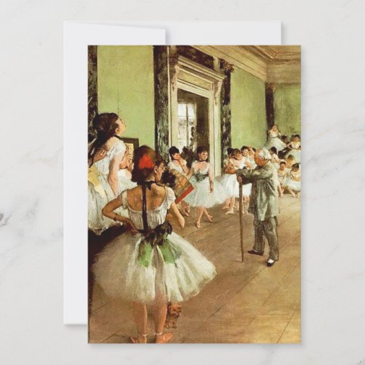 ダンス教室の招待状 招待状 (正面)