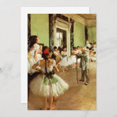 ダンス教室の招待状 招待状 (正面/裏面)