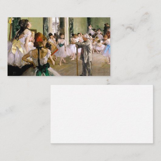 ダンス教室エドガー エンクロージャーカード (正面/裏面)