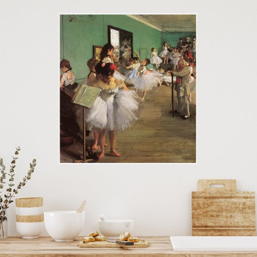 ダンス教室1874 - Edgar Degas ポスター (キッチン)