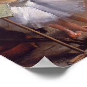 ダンス教室、エドガー・デガ ポスター (角)