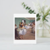 ダンス教室、エドガー・デガ ポストカード (スタンド正面)