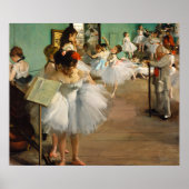 ダンス教室、有名な絵画 ポスター (正面)