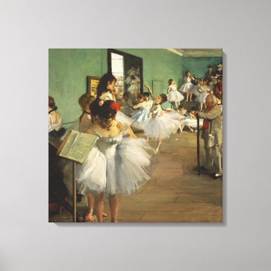 ダンス教室 | Edgar Degas キャンバスプリント (正面)