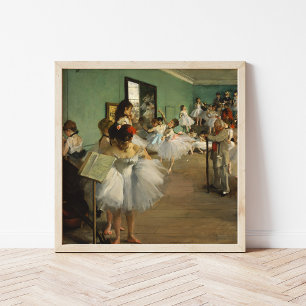 ダンス教室 Edgar Degas ポスター