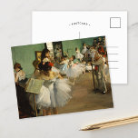 ダンス教室 | Edgar Degas ポストカード<br><div class="desc">ダンスクラス(1874)アーティストフランスのエドガー・デガス。オリジナルア素晴らしート絵を描ズは、古いパリのオペラのリハーサル室でダンスのクラスを描いたキャンバス上の油である。デザインツールを使用してイメージのカスタム文字を追加したり、イメージをカスタマイズする。当店の全ヴィンテージ作品は、様々なアートプリント、ポスター、カード、ギフト製品に対してプリントオンデマンドで利用できユニークる。また、お客様の利便性に合わせてプリントするためのインスタントデジタルダウンロードも提供する。</div>