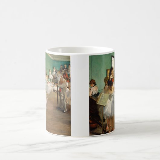 ダンス教室Edgar Degas コーヒーマグカップ (中央)
