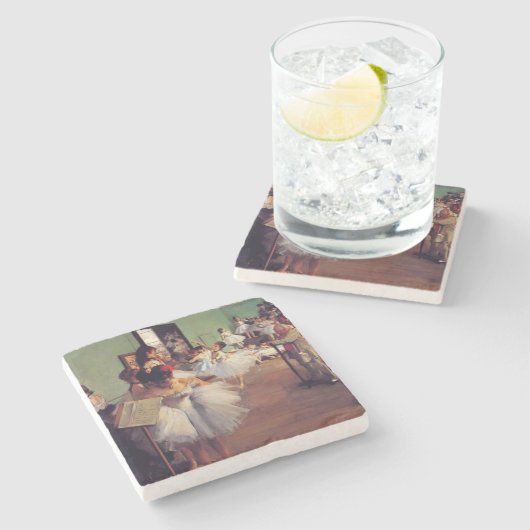 ダンス教室Edgar Degas ストーンコースター (横)