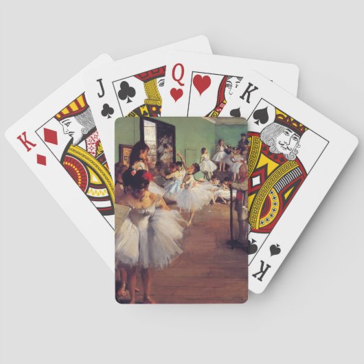 ダンス教室Edgar Degas トランプ (裏面)