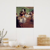 ダンス教室Edgar Degas ポスター (キッチン)