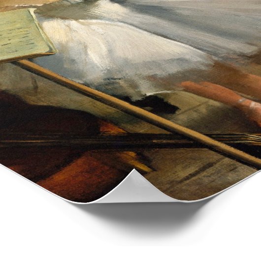 ダンス教室Edgar Degas ポスター (角)