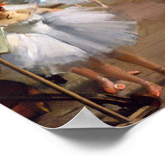 ダンス教室Edgar Degas ポスター (角)