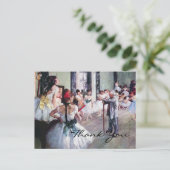 ダンス教室Edgar Degas ポストカード (スタンド正面)