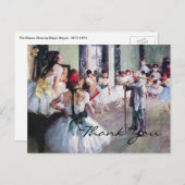 ダンス教室Edgar Degas ポストカード (正面/裏面)