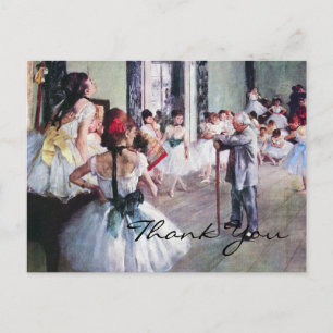 ダンス教室Edgar Degas ポストカード