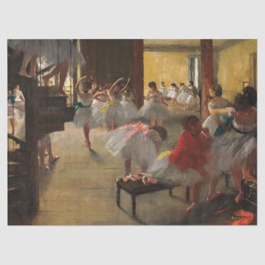 ダンス教室Edgar Degas 薄葉紙 (正面)