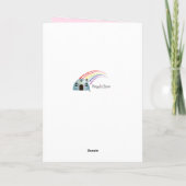 ダンス教師感謝カード カスタマイズ可能 サンキューカード (裏面)