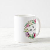 ダンス最高の先生エバフローラリースありがとう コーヒーマグカップ (正面右)