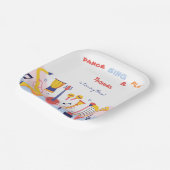 ダンス歌と遊子供の誕生日 ペーパープレート (傾斜あり)