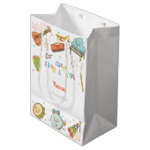 ダンス歌と遊子供の誕生日 ミディアムペーパーバッグ (正面アングル)