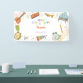 ダンス歌と遊子供の誕生日 横断幕 (トレードショー)