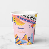 ダンス歌と遊子供の誕生日 紙コップ (正面)