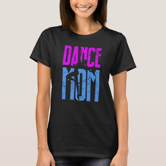 ダンス母ヒョウ踊り母の日 Tシャツ (正面)