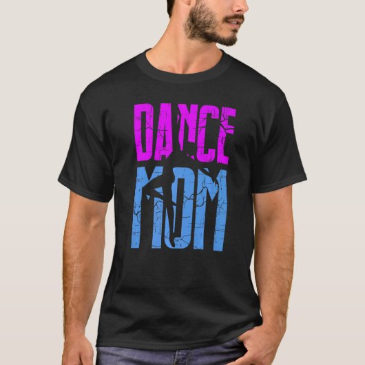 ダンス母ヒョウ踊り母の日 Tシャツ (正面)
