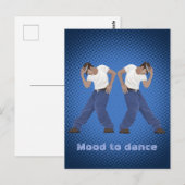 ダンス気分 ポストカード (正面/裏面)
