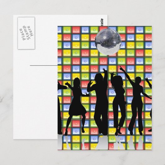 ダンス熱 ポストカード (正面/裏面)