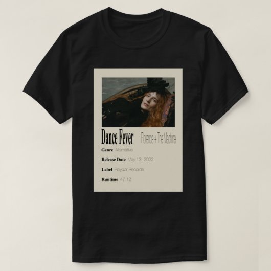 ダンス熱 Tシャツ (デザイン正面)