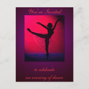 ダンス発表会 オーダーメイド招待状 招待状