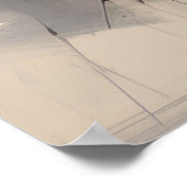 ダンス美しい絵画ズ抽象芸術アートデコール ポスター (角)