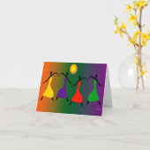 ダンス芸術 カード (黄色い花)