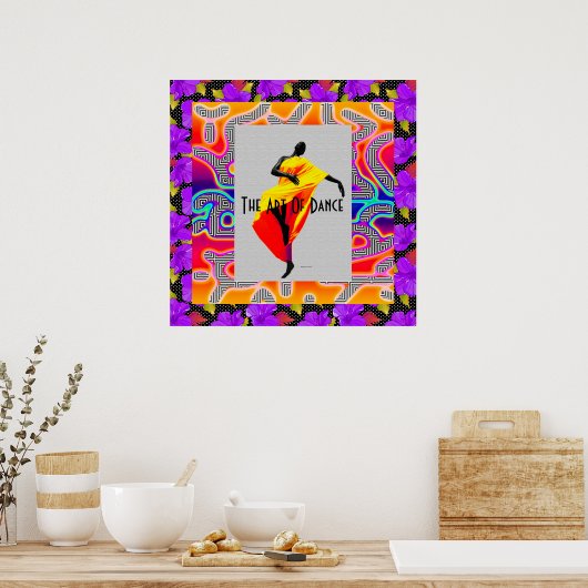 ダンス芸術 ポスター (キッチン)