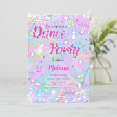 ダンス誕生日 招待状 (スタンド正面)